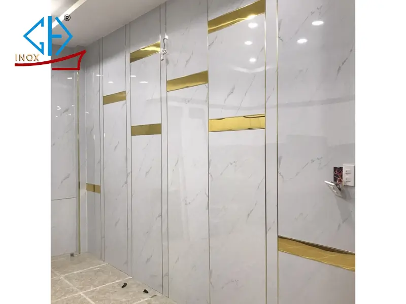 nẹp inox mạ đồng