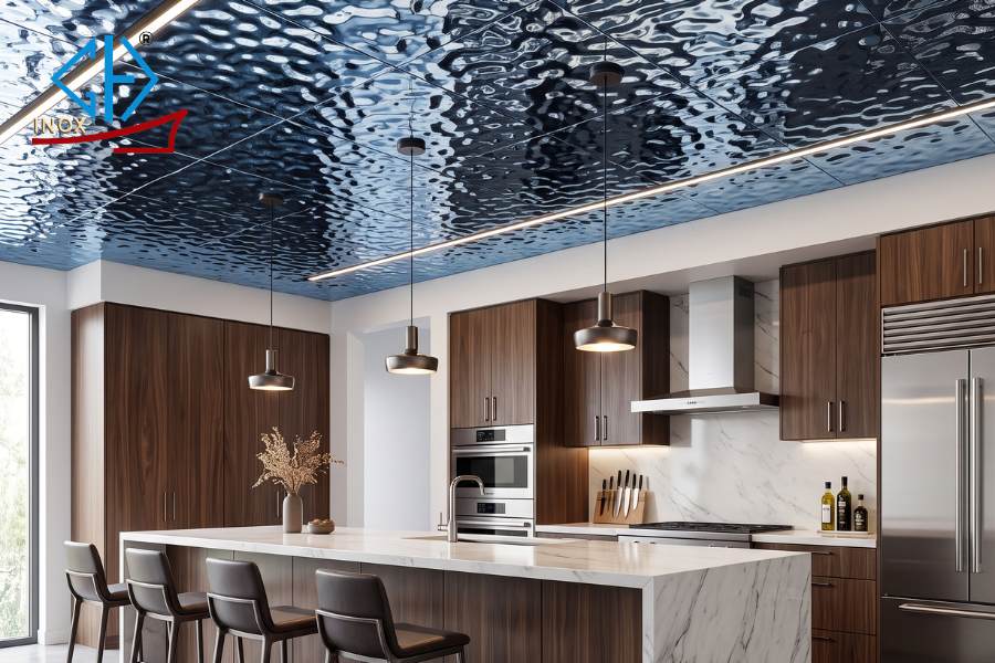 Top 5 Tấm Inox Sóng Nước Ốp Trần Đẳng Cấp Và Sang Trọng