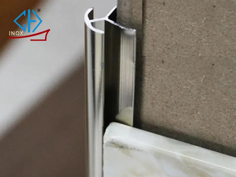 nẹp góc tường inox 304 nẹp góc tường inox 304