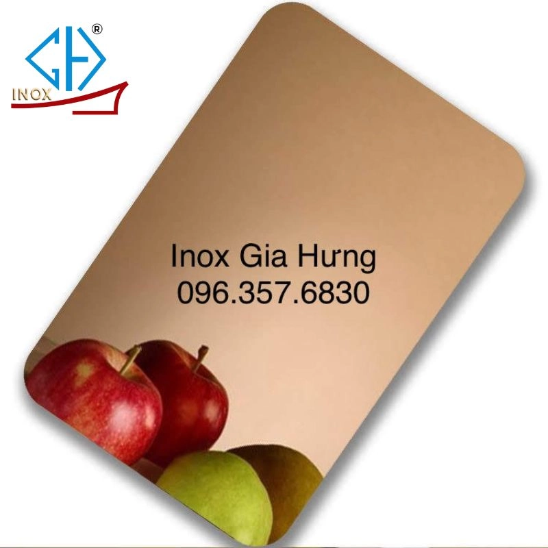 inox gương màu đồng