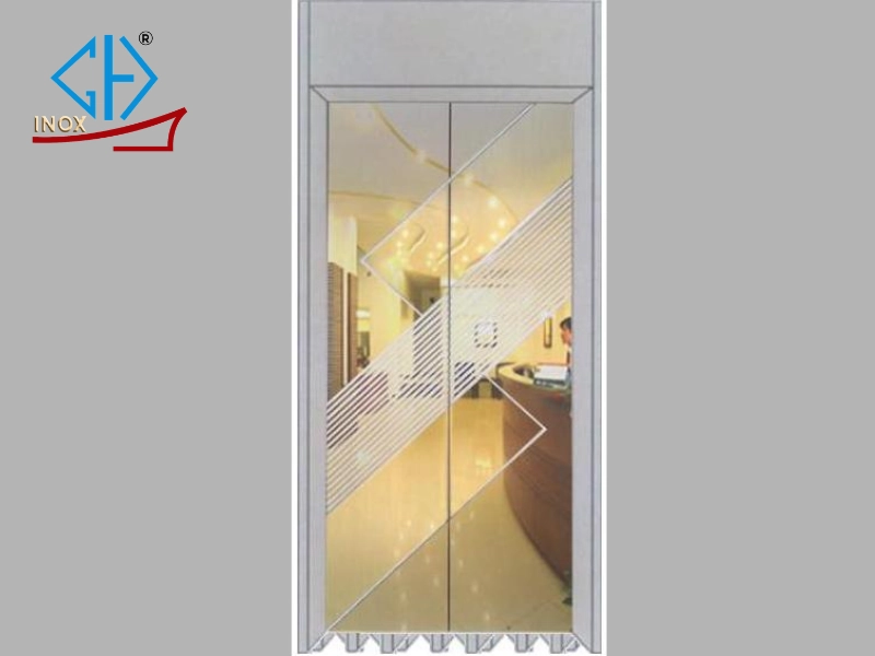 Tấm inox gương trang trí thang máy từ Inox Gia Hưng 