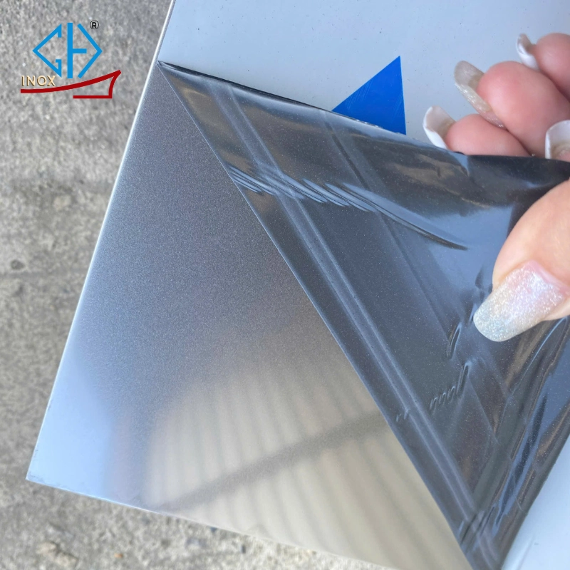 Tấm inox vân cát trắng phù hợp cho nội thất và trang trí cao cấp