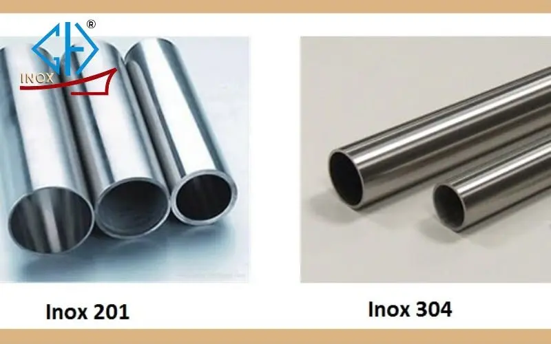  Phân biệt Inox 201 và Inox 304