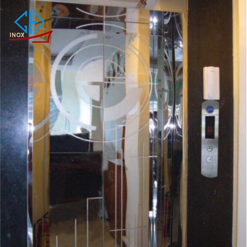 Tấm inox 304 hoa văn bán nguyệt 