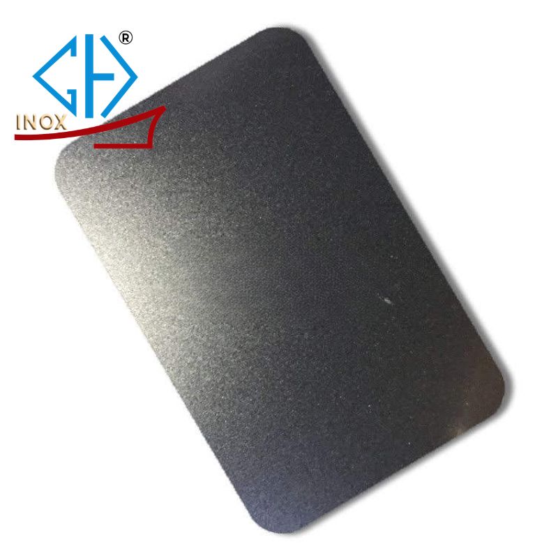 Tấm Inox Vân Cát Đen