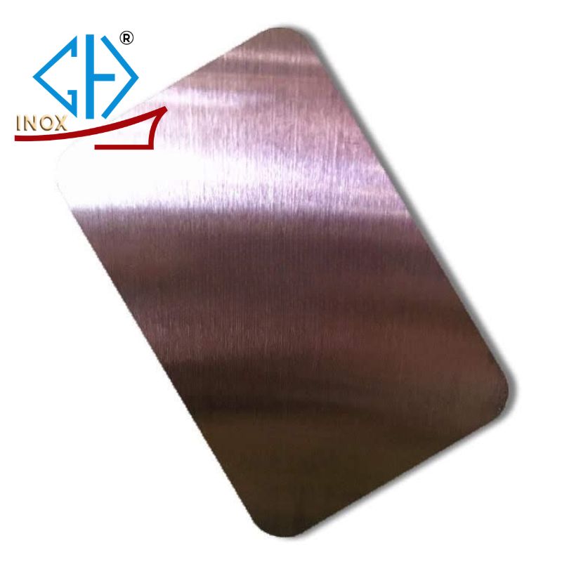 Tấm Inox Xước Hồng