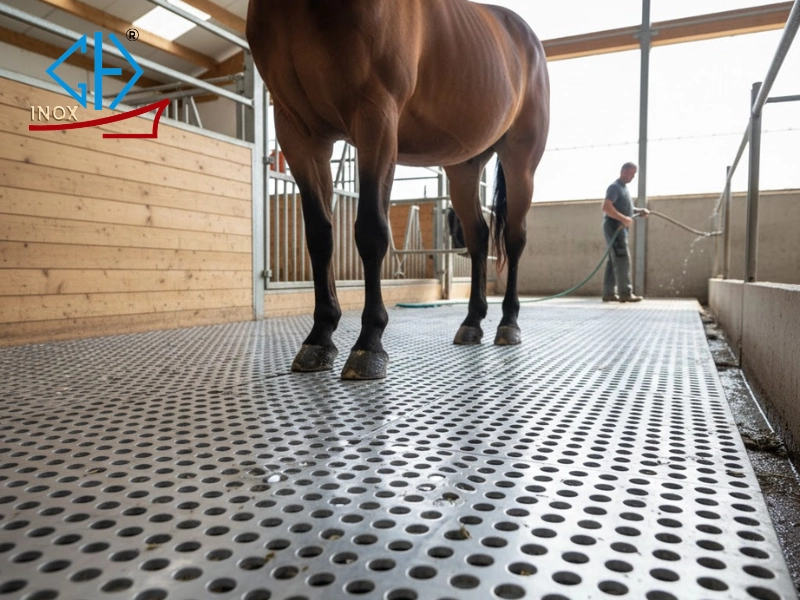 So sánh inox đục lỗ và lưới thép trong ứng dụng làm chuồng trại chăn nuôi