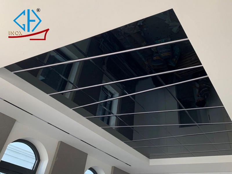 Quy trình thi công và bảo dưỡng trần inox gương