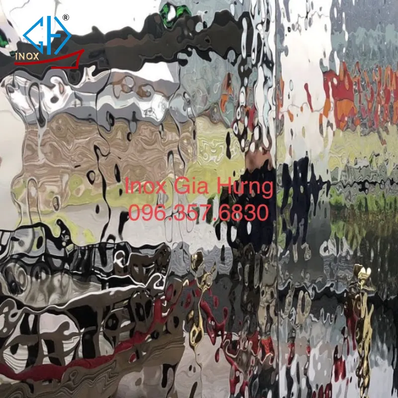 inox trắng Ốp Tường