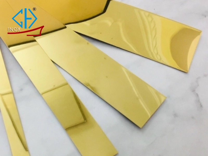 Tấm Inox vàng gương