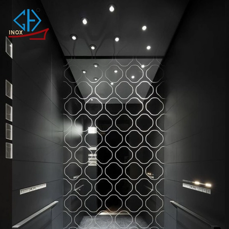 Cabin inox đen hoa văn tổ ong