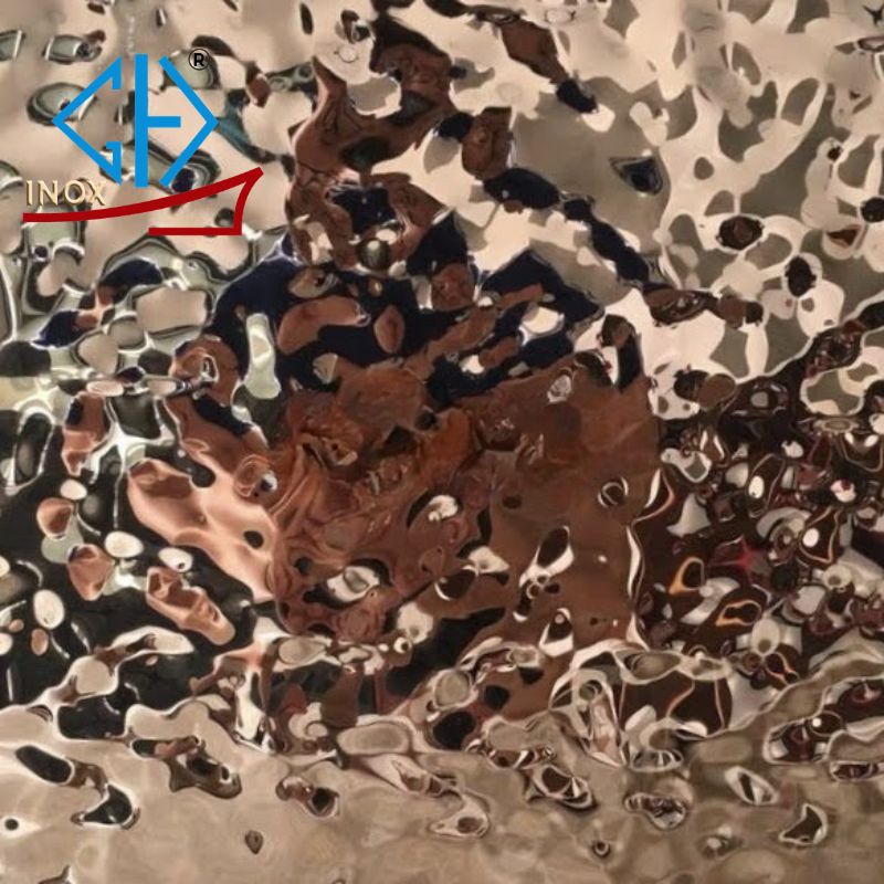 Tấm Inox Sóng Nước Đồng
