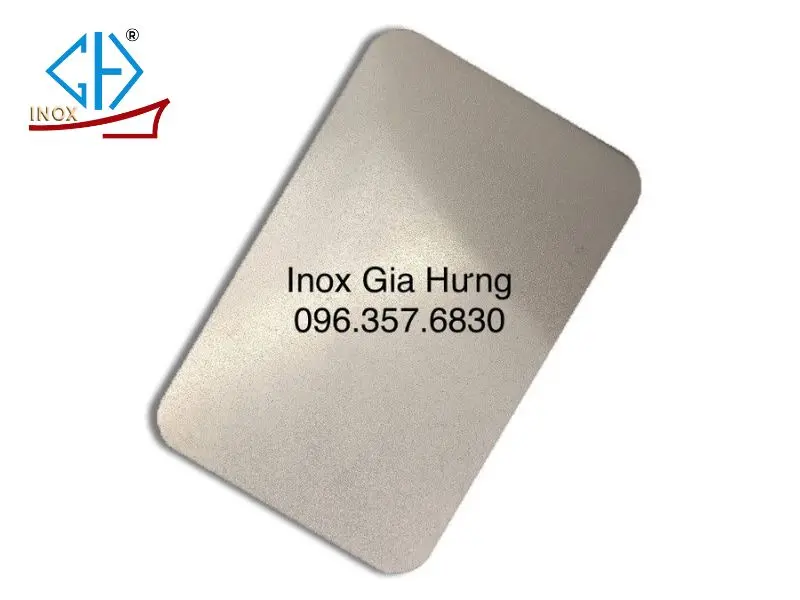 tấm inox vân cát bạc