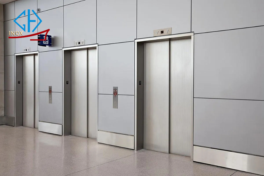 Tấm Inox Thang Máy Xước Trắng Giá Tốt, Độ Bền Cao