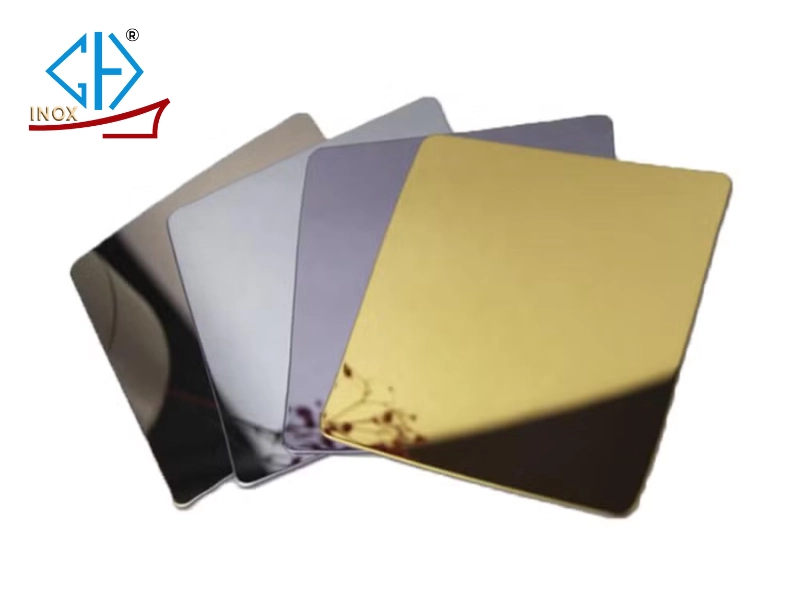 Phân loại inox bóng gương theo màu sắc