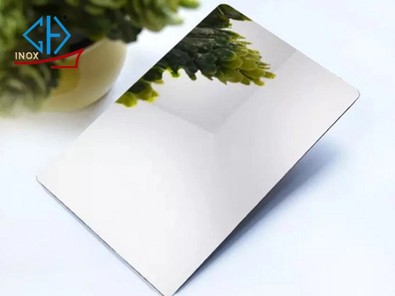 Tấm Inox trắng gương