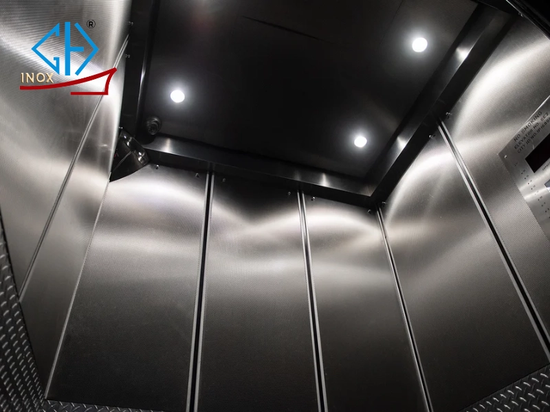 Phân loại tấm inox thang máy xước đen phổ biến trên thị trường