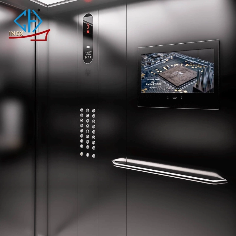 Chọn vật liệu cabin inox thang máy đen phôi inox 304 chống ăn mòn và oxy hóa