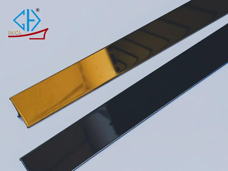 Ứng dụng của nẹp T đen inox