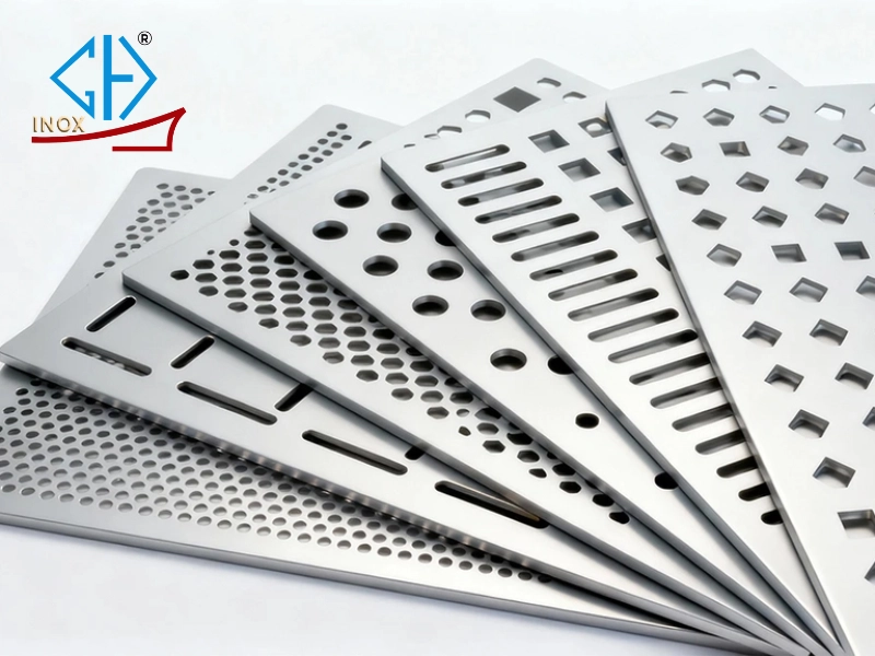 Các loại họa tiết đục lỗ phổ biến và phong cách thiết kế