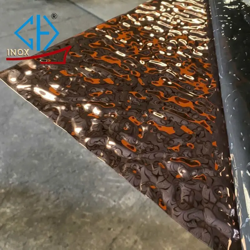 tấm inox sóng nước đồng