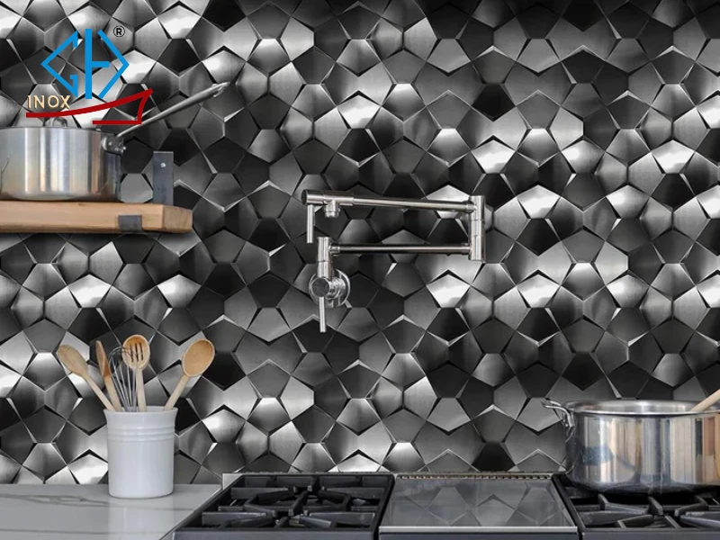 tấm inox ốp bếp