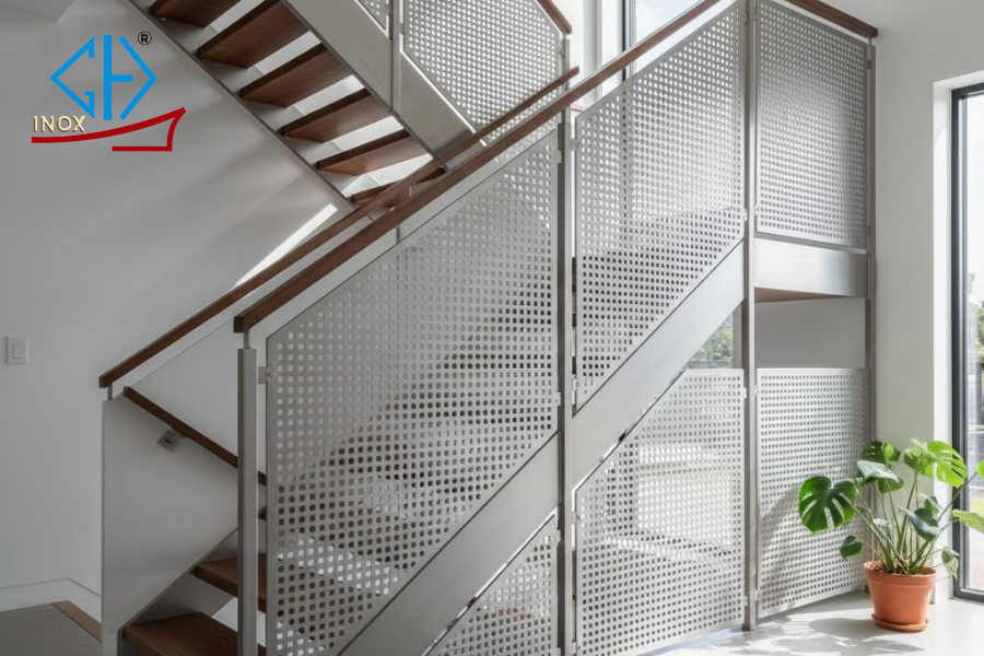 Tấm Inox Đục Lỗ Trang Trí Nội Thất Sang Trọng Bền Đẹp Lâu Dài