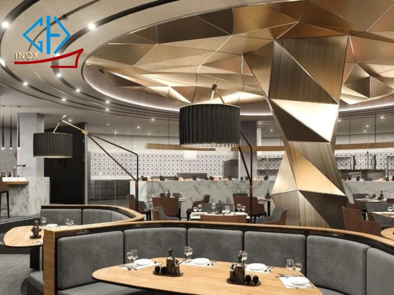 inox 3D ốp tường