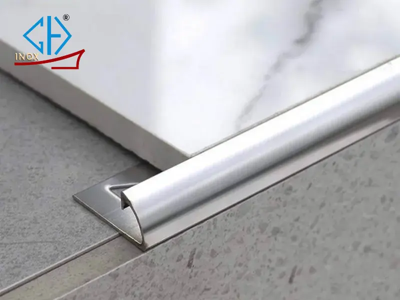 nẹp inox góc tròn