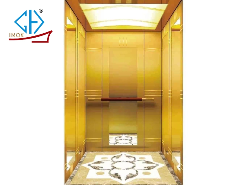 Nên mua tấm inox thang máy xước vàng ở đâu?