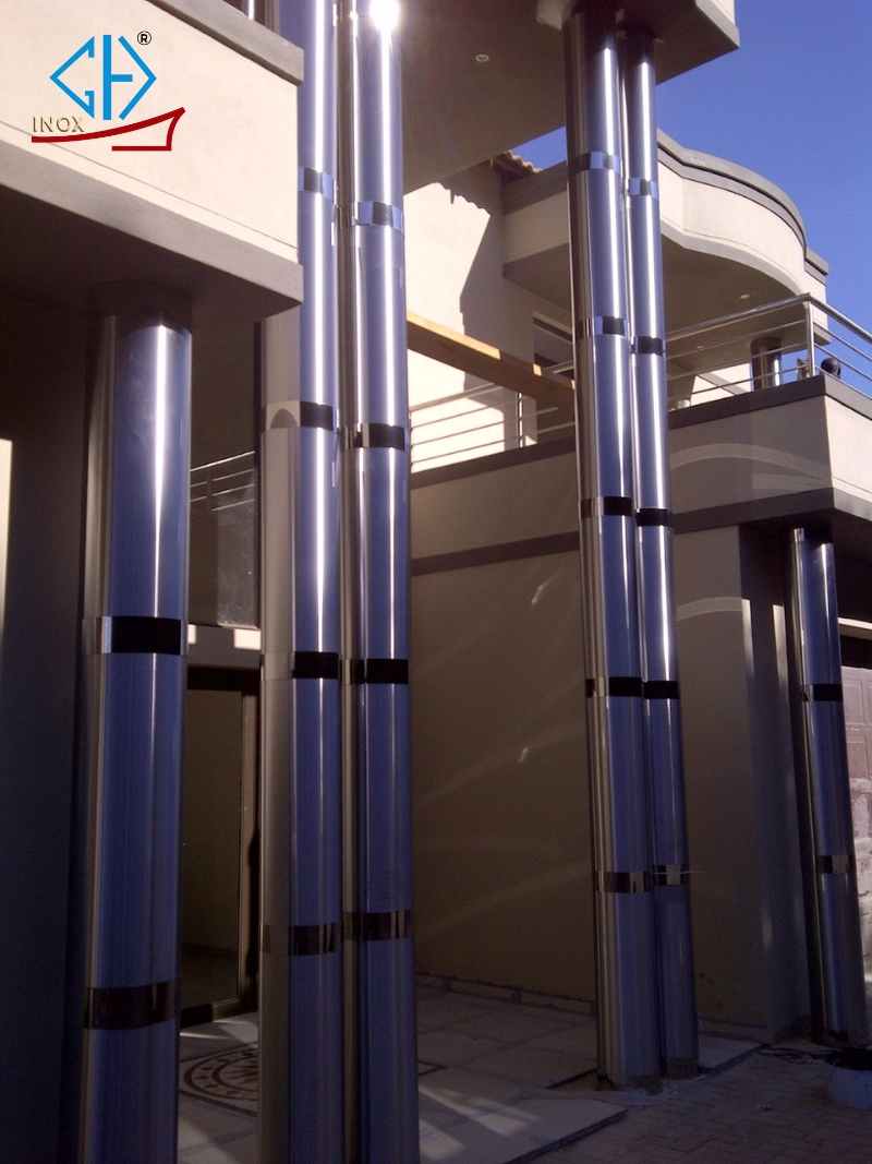 Tấm inox ốp cột