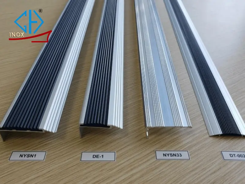 nẹp inox chống trượt cầu thang nẹp inox chống trượt cầu thang