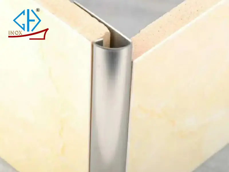 nẹp inox góc tròn