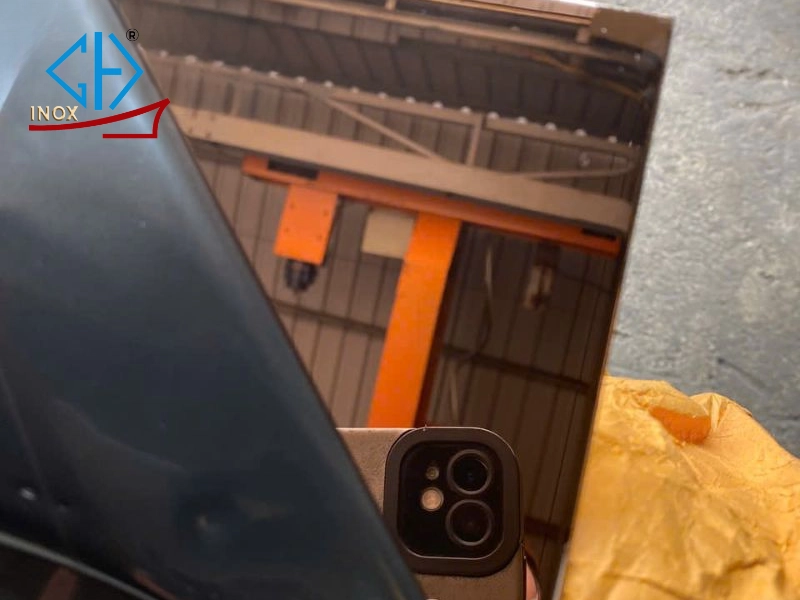 Tấm Inox gương đồng