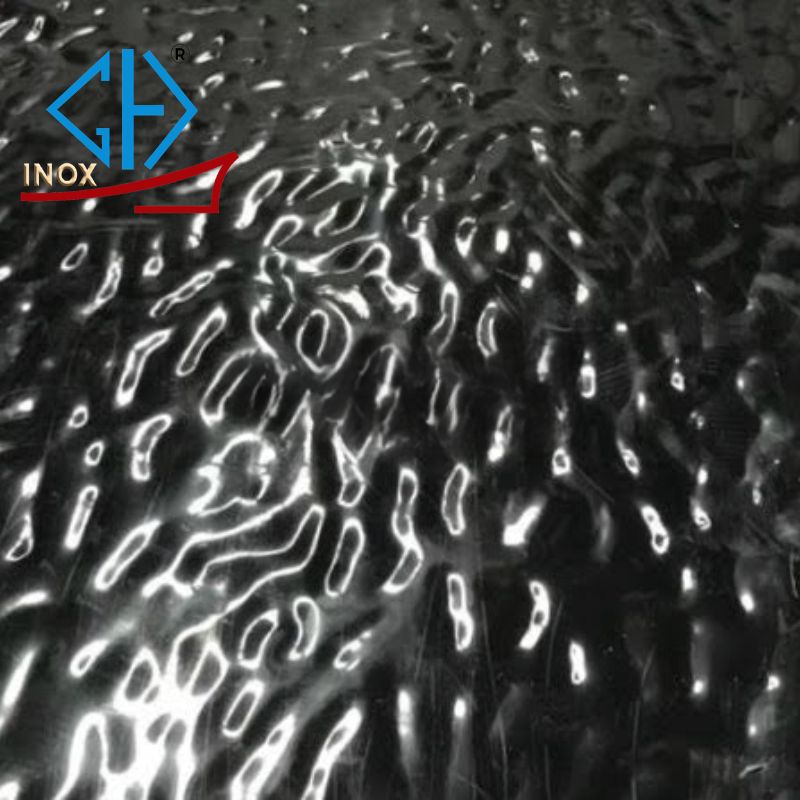 Tấm Inox Sóng Nước Đen