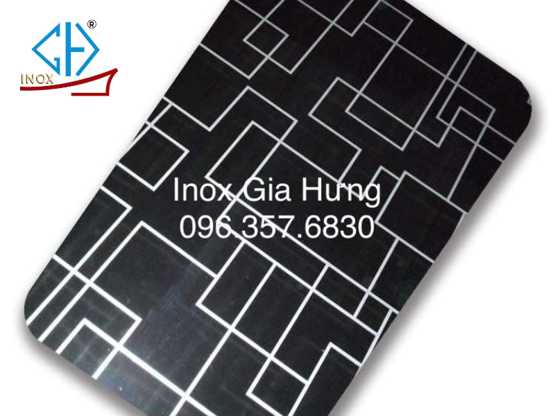 Inox đục lỗ hoa văn hình học