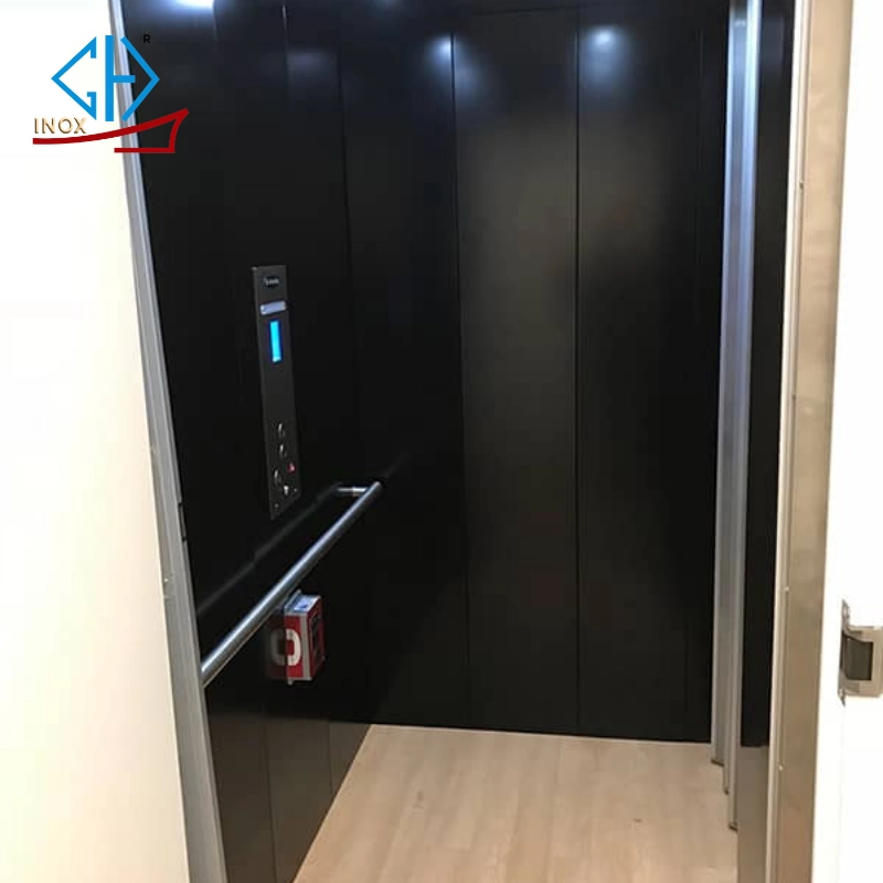 Cabin thang máy Inox Gia Hưng thiết kế tối giản sang trọng 