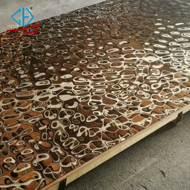 inox vàng Ốp Tường
