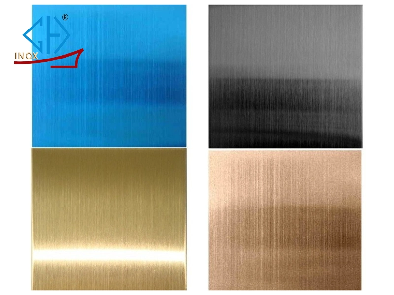 inox xước thông thường và inox xước chống vân tay