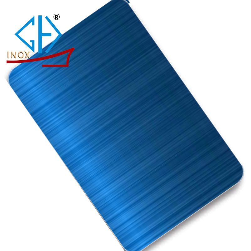 Tấm Inox Xước Xanh