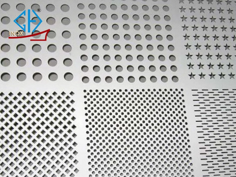 Các loại tấm inox đục lỗ vuông phổ biến