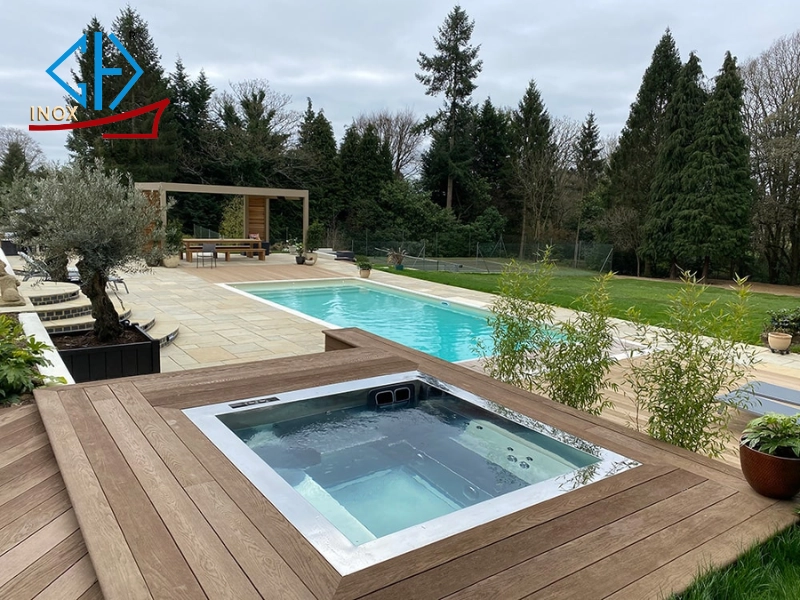 Sàn inox phủ nhám bề mặt