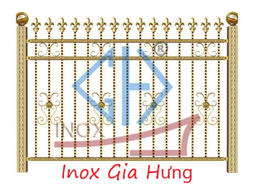 Hàng Rào Inox / Hoa Văn - HR09