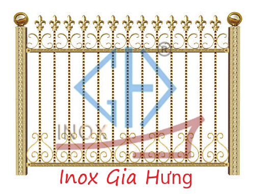 Hàng rào Inox / Hoa Văn - HR08