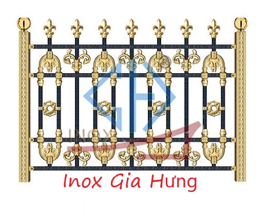 Hàng rào Inox / Hoa Văn - HR04