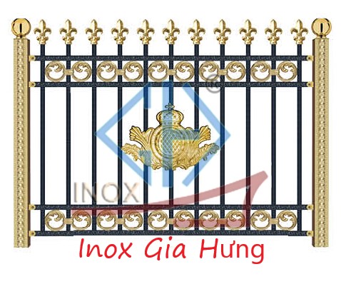 Hàng rào inox / Hoa văn